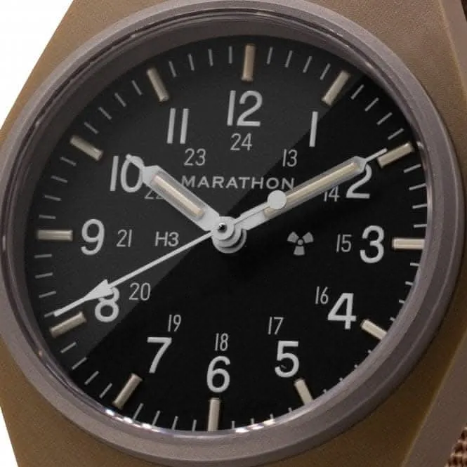 34mm Wüstentan Universal Mechanische (GPM) Ballistische Nylon-Armbanduhr