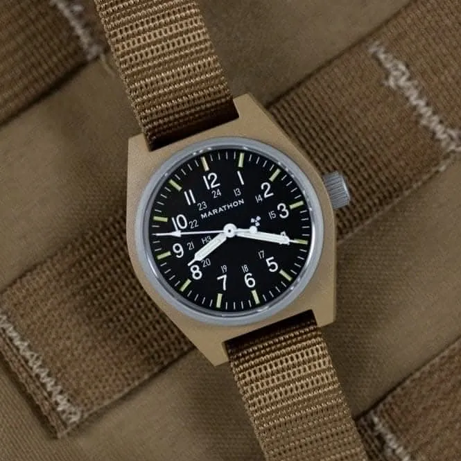 34mm Wüstentan Universal Mechanische (GPM) Nylon DEFSTAN Armbanduhr