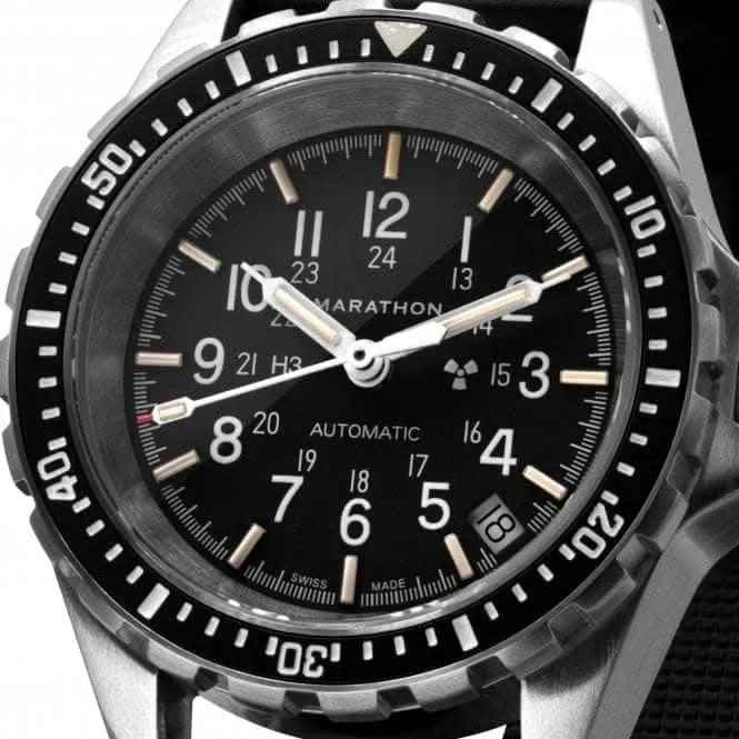 36 mm mittelgroße Taucheruhr Automatik (MSAR Auto) Edelstahl-Armbanduhr