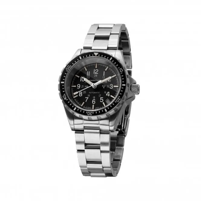 36 mm mittelgroße Taucheruhr Automatik (MSAR Auto) Edelstahl-Armbanduhr