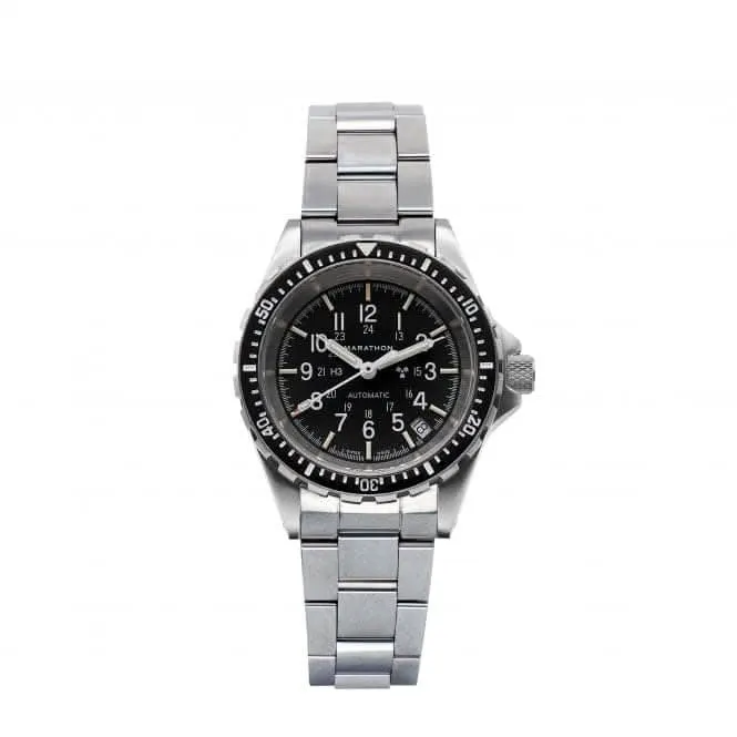 36 mm mittelgroße Taucheruhr Automatik (MSAR Auto) Edelstahl-Armbanduhr