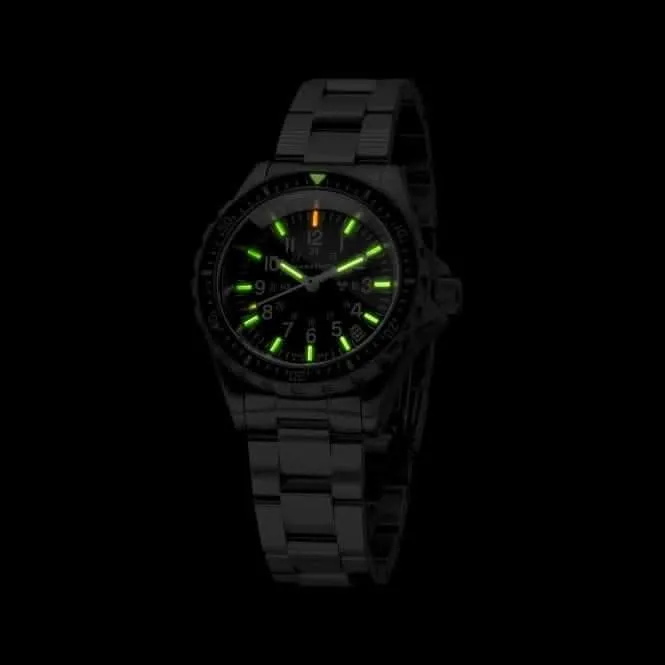 36 mm mittelgroße Taucheruhr mit Quarzwerk (MSAR Quartz) aus Edelstahl