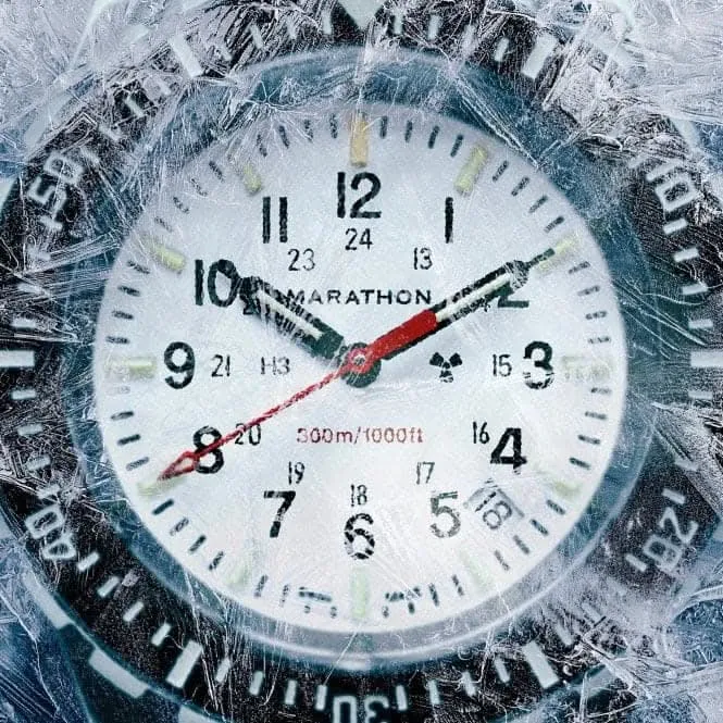 41mm Arctic Edition Große Taucheruhr Quartz (TSAR) Edelstahl Armbanduhr