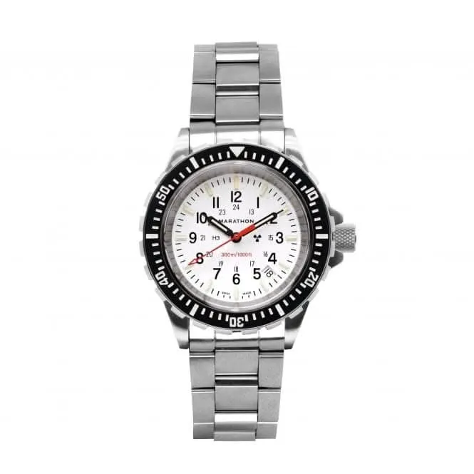 41mm Arctic Edition Große Taucheruhr Quartz (TSAR) Edelstahl Armbanduhr