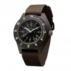 41 mm Pilotennavigator mit Datumsanzeige in salbeigrün aus ballistischem Nylon