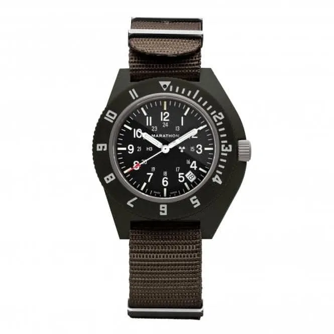 41 mm salbeigrüne Pilot's Navigator Datum Nylon DEFSTAN Uhr
