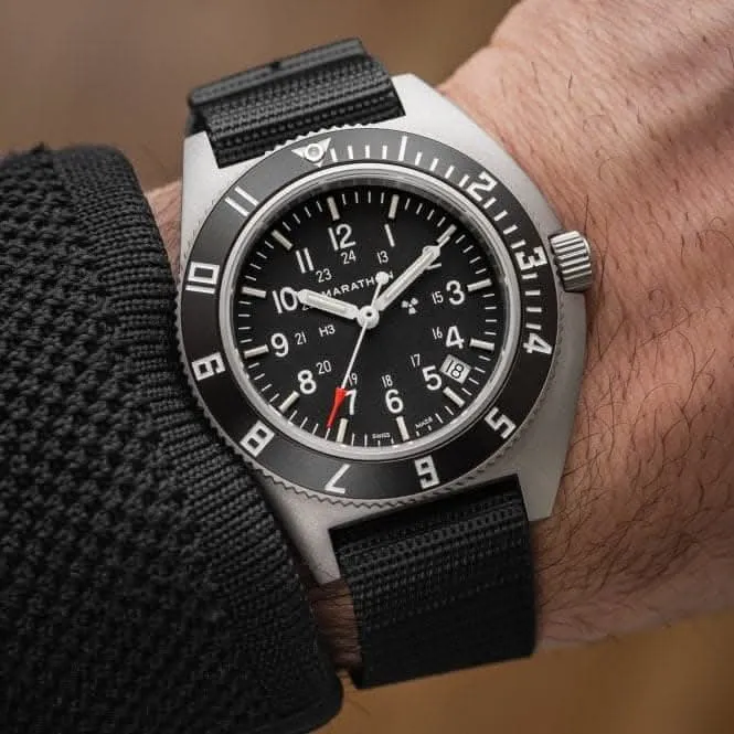 41mm Stahl Navigator Datum (SSNAV-D) Ballistische Nylon Armbanduhr