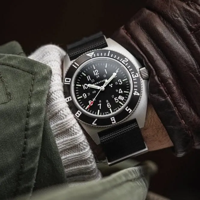 41mm Stahl Navigator Datum (SSNAV-D) Nylon DEFSTAN Armbanduhr