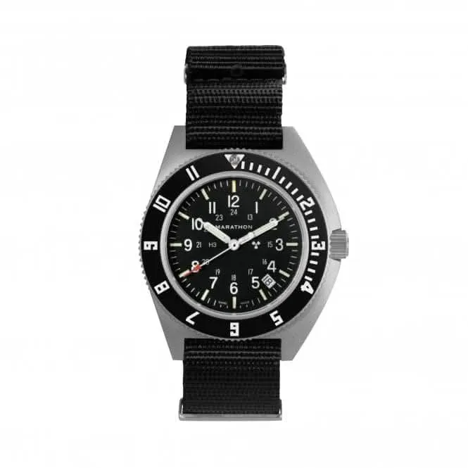 41mm Stahl Navigator Datum (SSNAV-D) Nylon DEFSTAN Armbanduhr