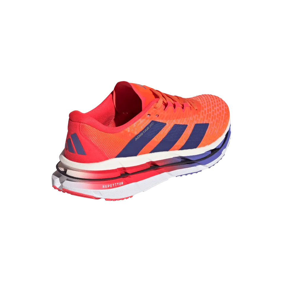 Adidas Adistar BYD M Herren-Laufschuhe in Impact Orange/Lucid Blue/Lucid Red SS25