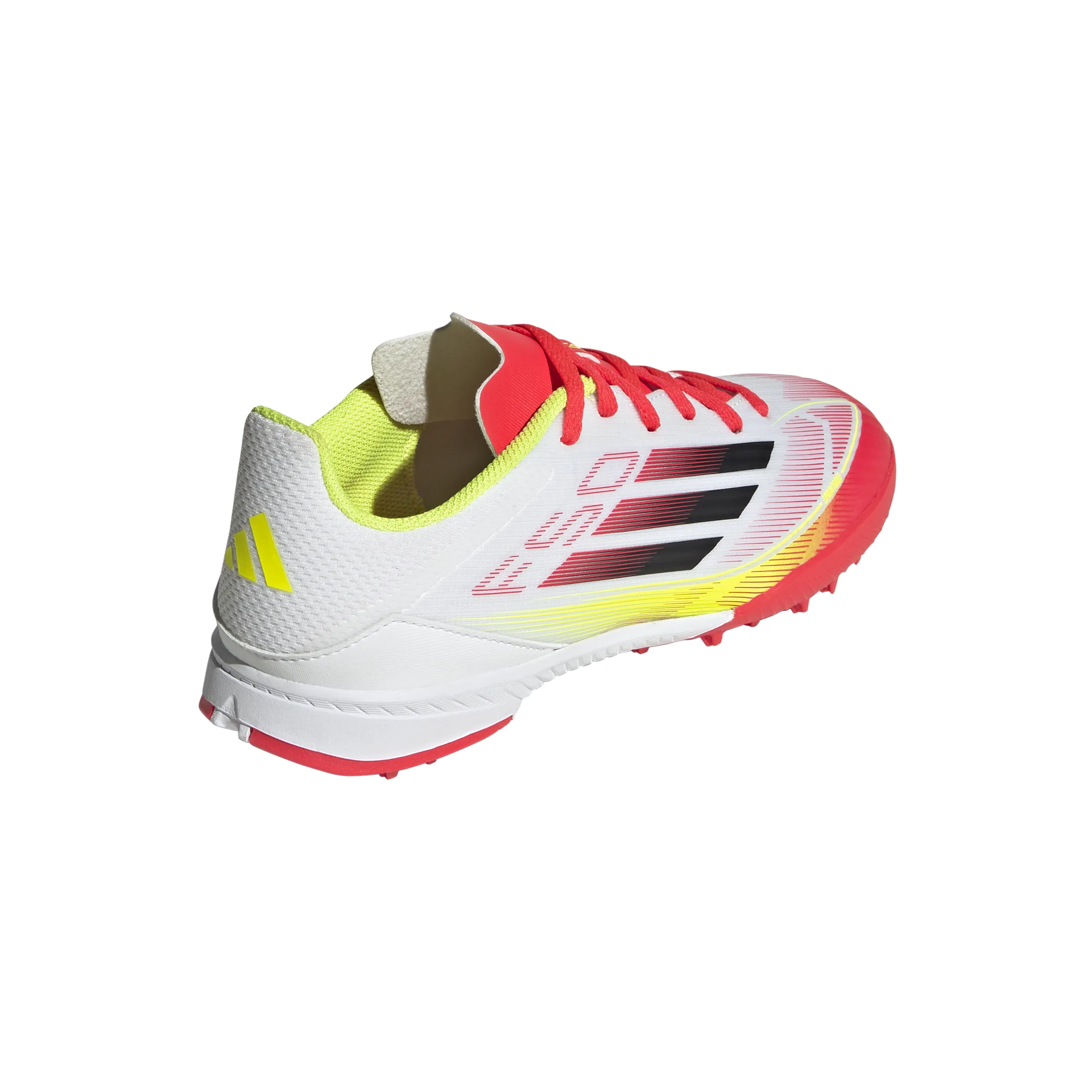 adidas F50 League TF Turf Junior - Fußballschuh weiß/Kernschwarz/Sonnengelb