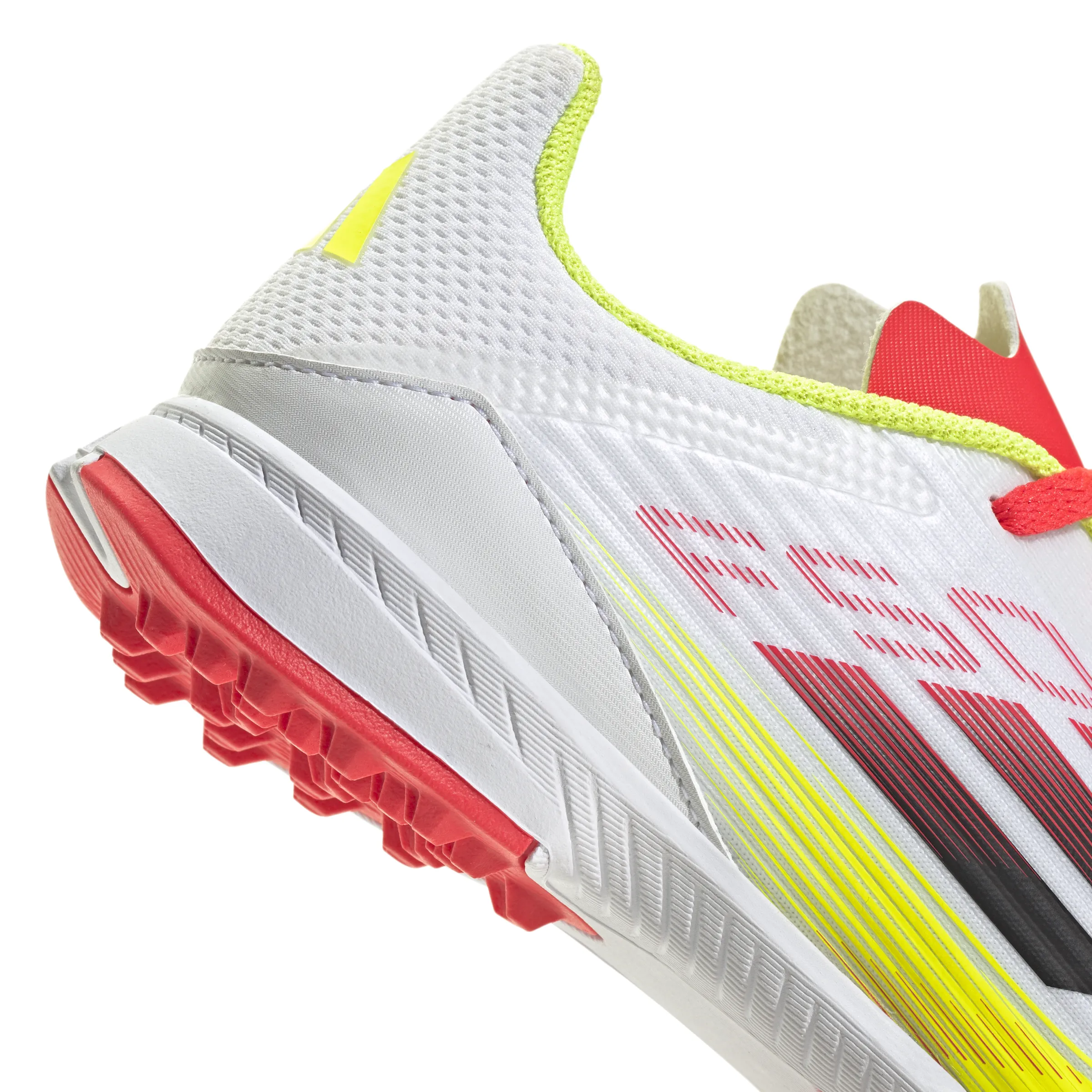 adidas F50 League TF Turf Junior - Fußballschuh weiß/Kernschwarz/Sonnengelb