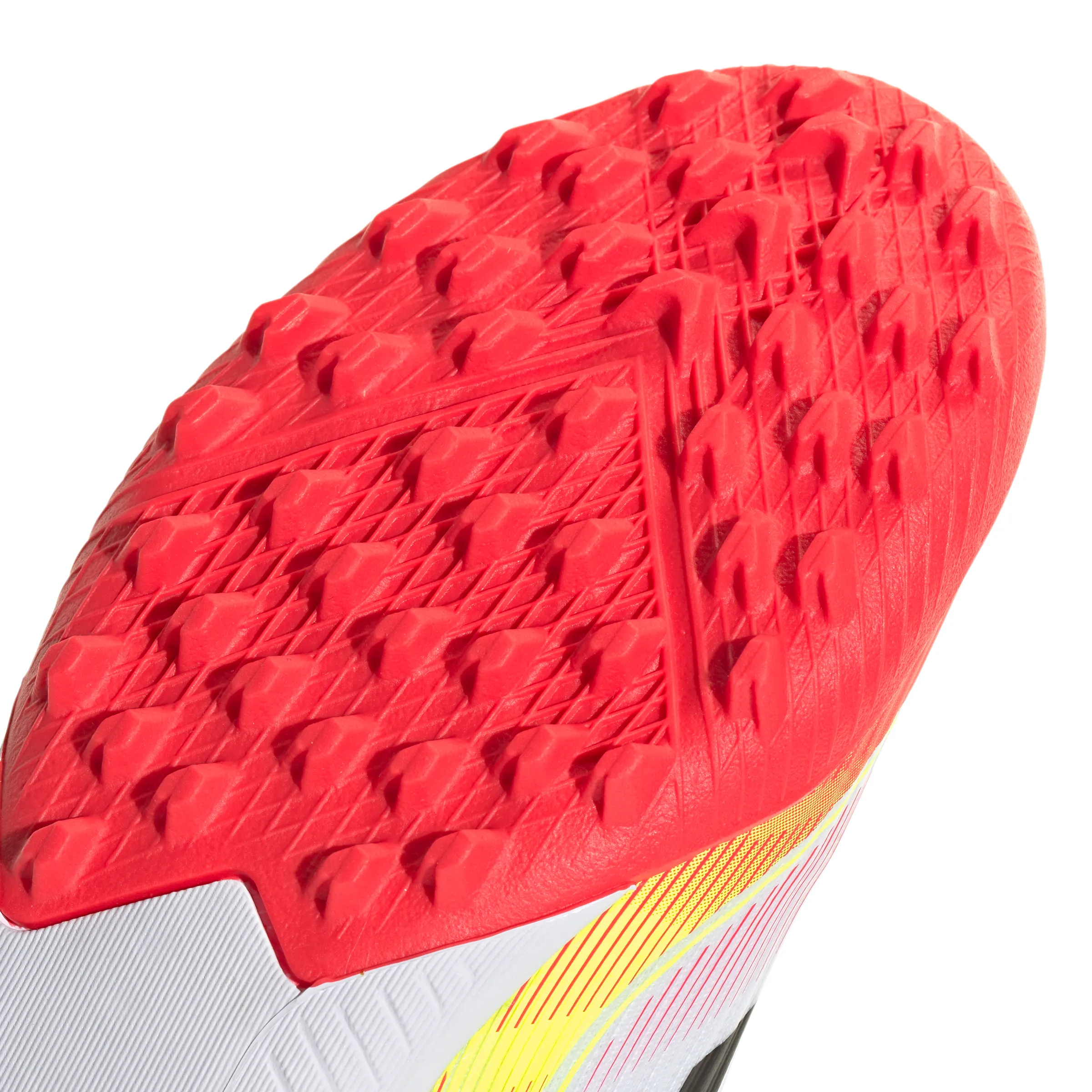 adidas F50 League TF Turf Junior - Fußballschuh weiß/Kernschwarz/Sonnengelb