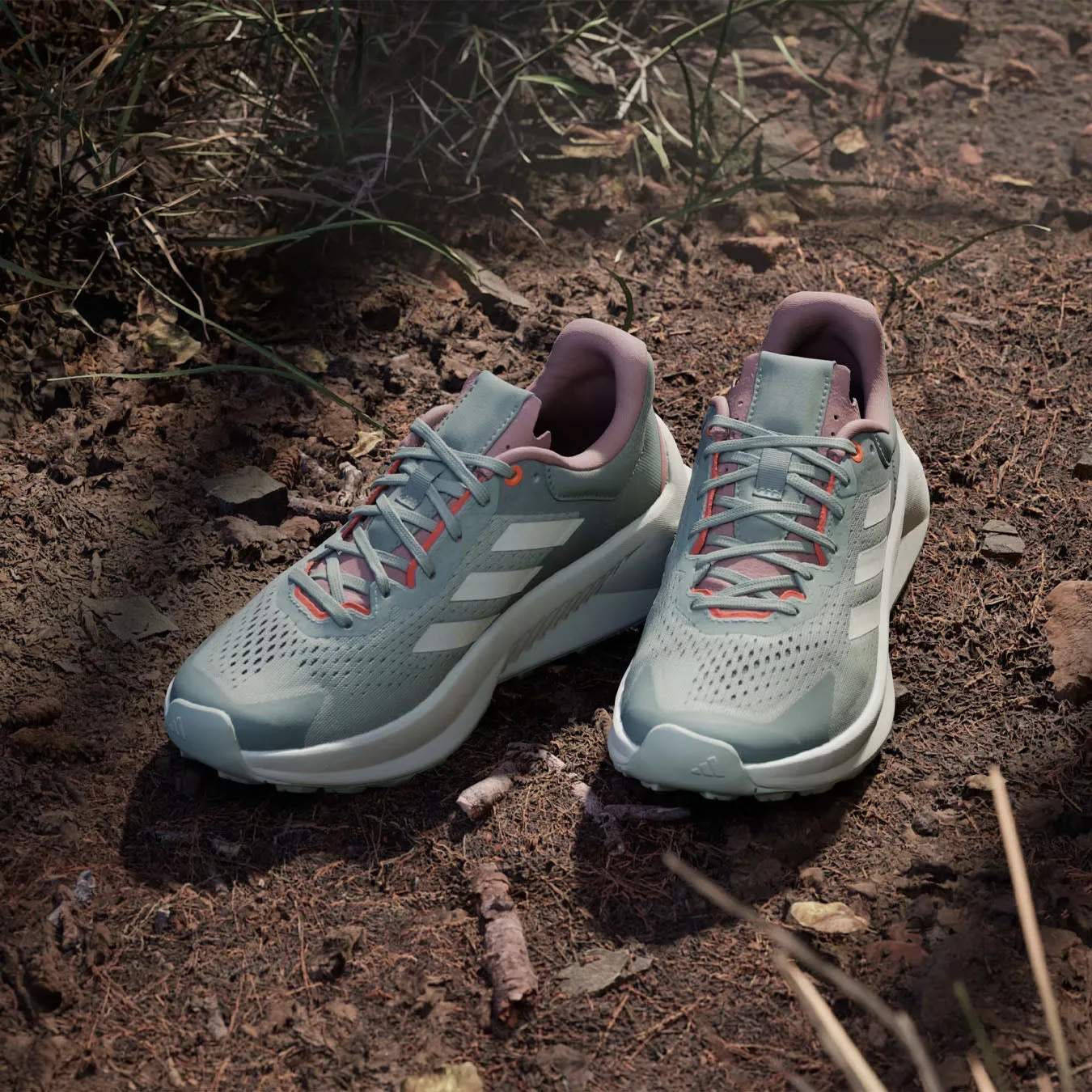 Adidas Terrex Damen Soulstride Flow Trail Running Schuh Leinen Grün / Off White / Silber Grün