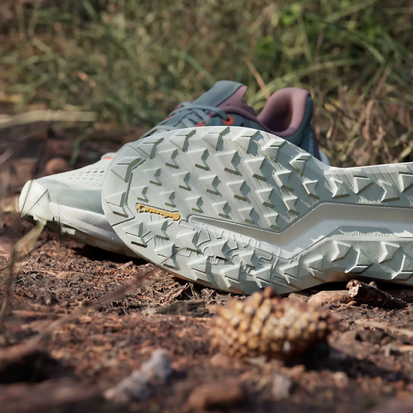 Adidas Terrex Damen Soulstride Flow Trail Running Schuh Leinen Grün / Off White / Silber Grün