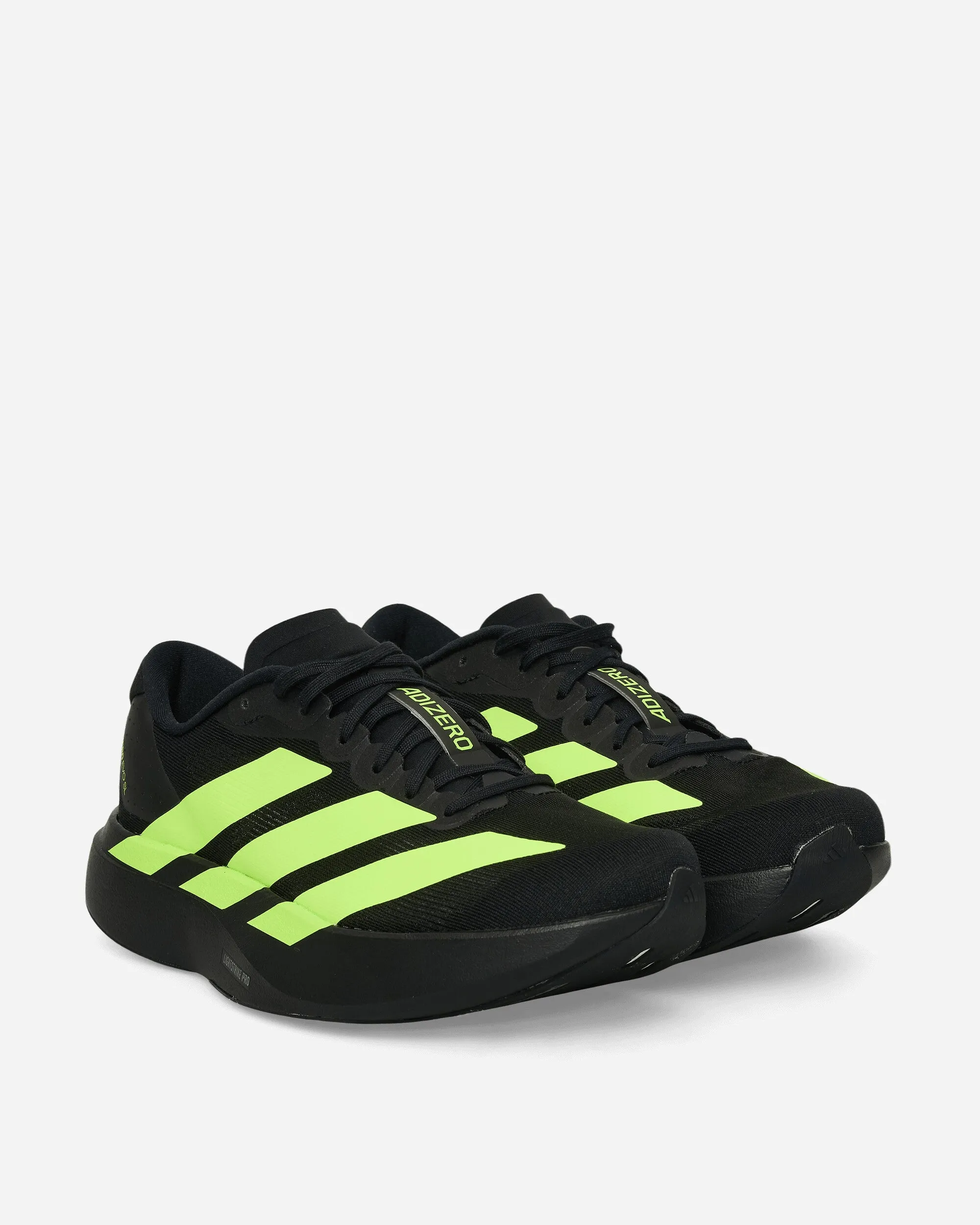 Adizero EVO SL Sneakers Kernschwarz / Klar Zitrone