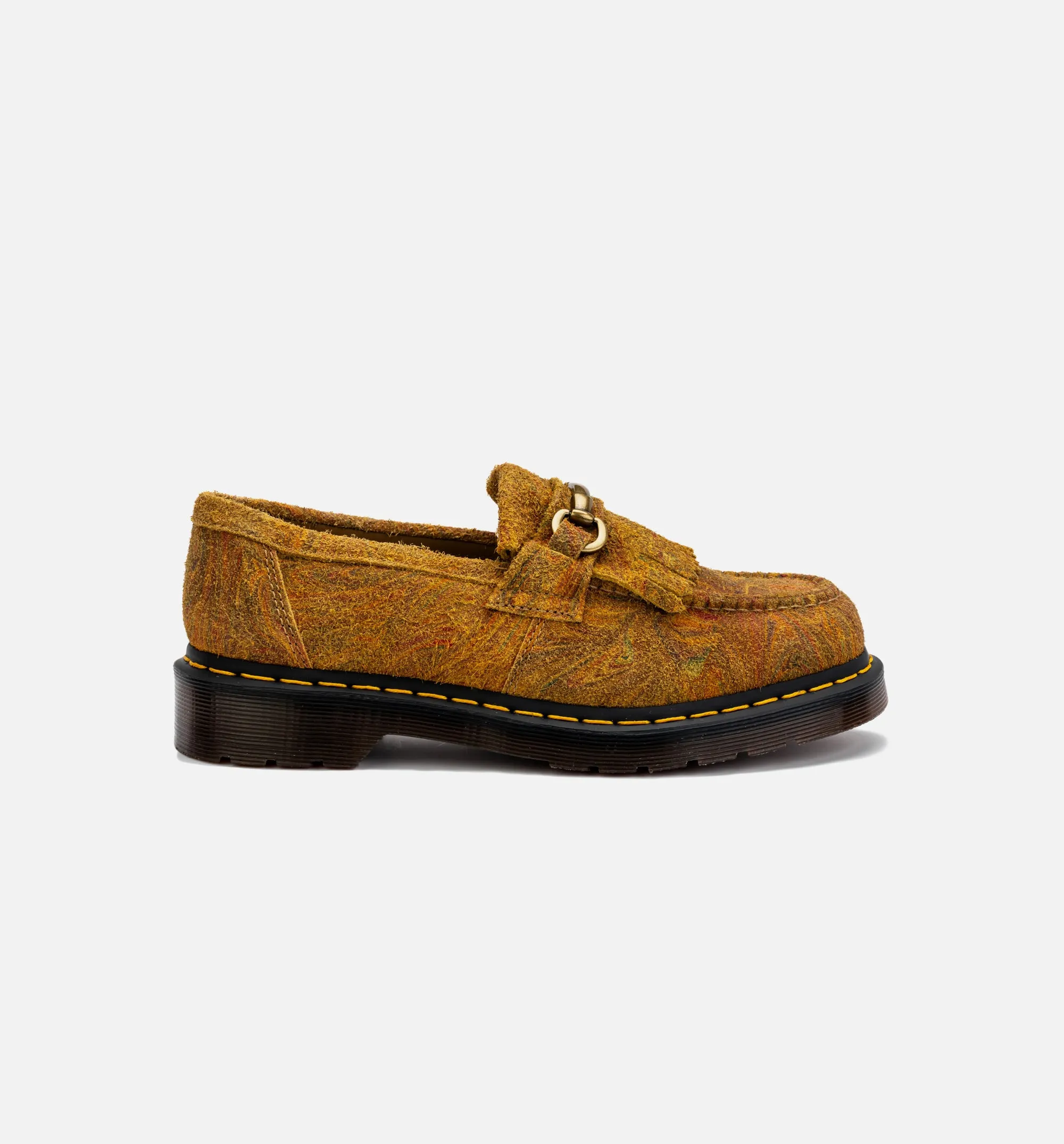 Adrian Snaffle Wildleder Marmor Herren Loafers - Braun/Senf