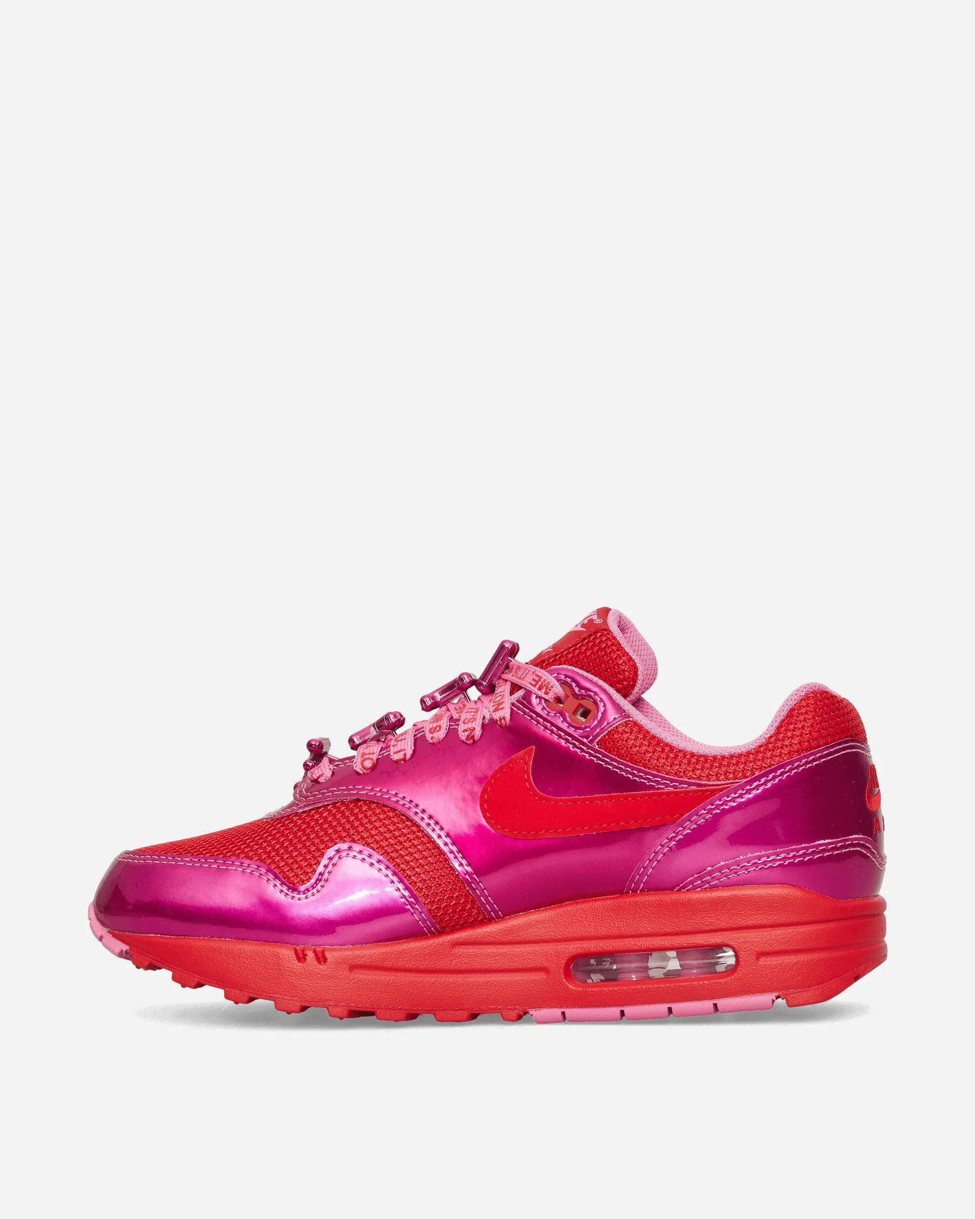 Air Max 1 Premium Sneakers Spielerisches Rosa / University Rot