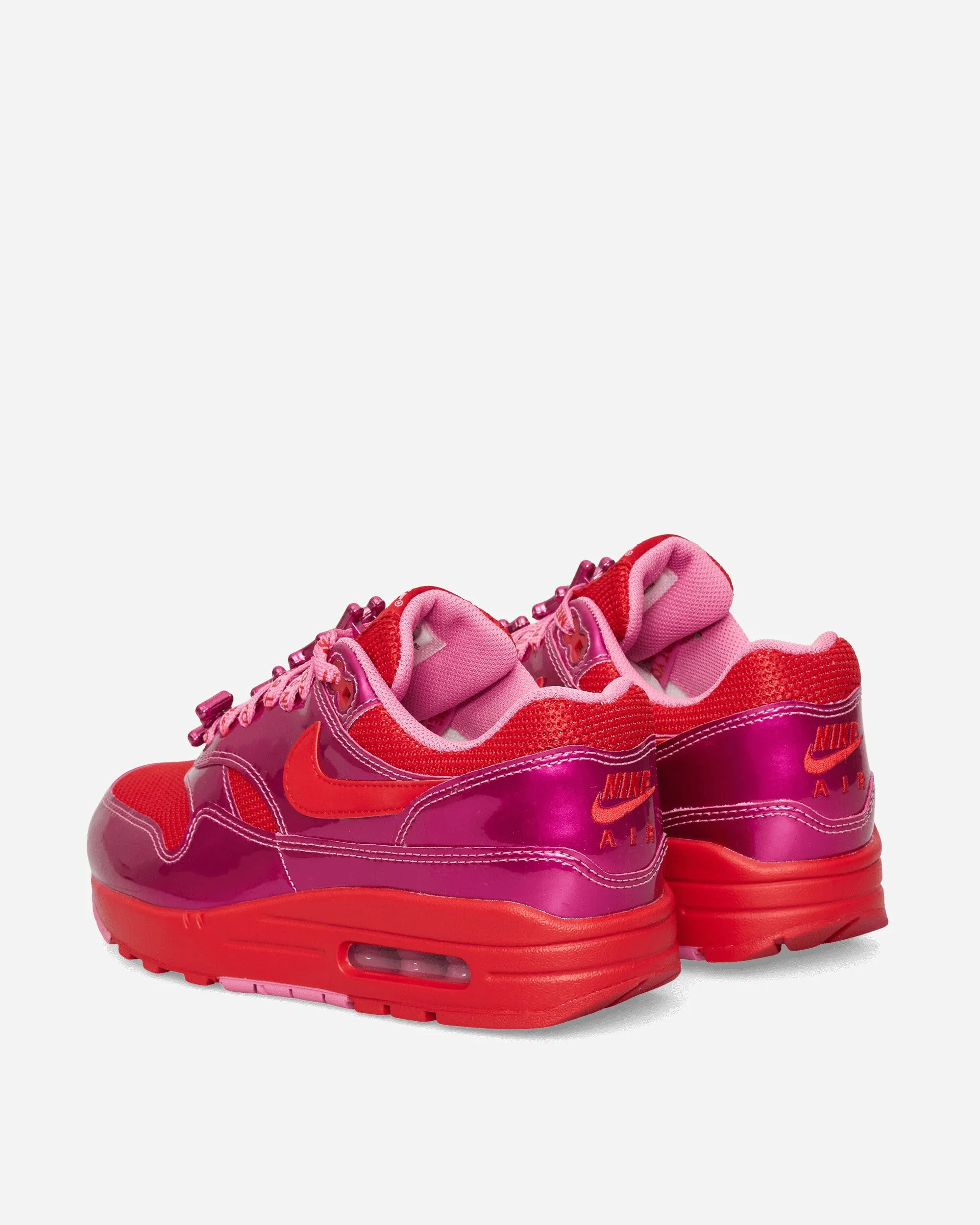 Air Max 1 Premium Sneakers Spielerisches Rosa / University Rot