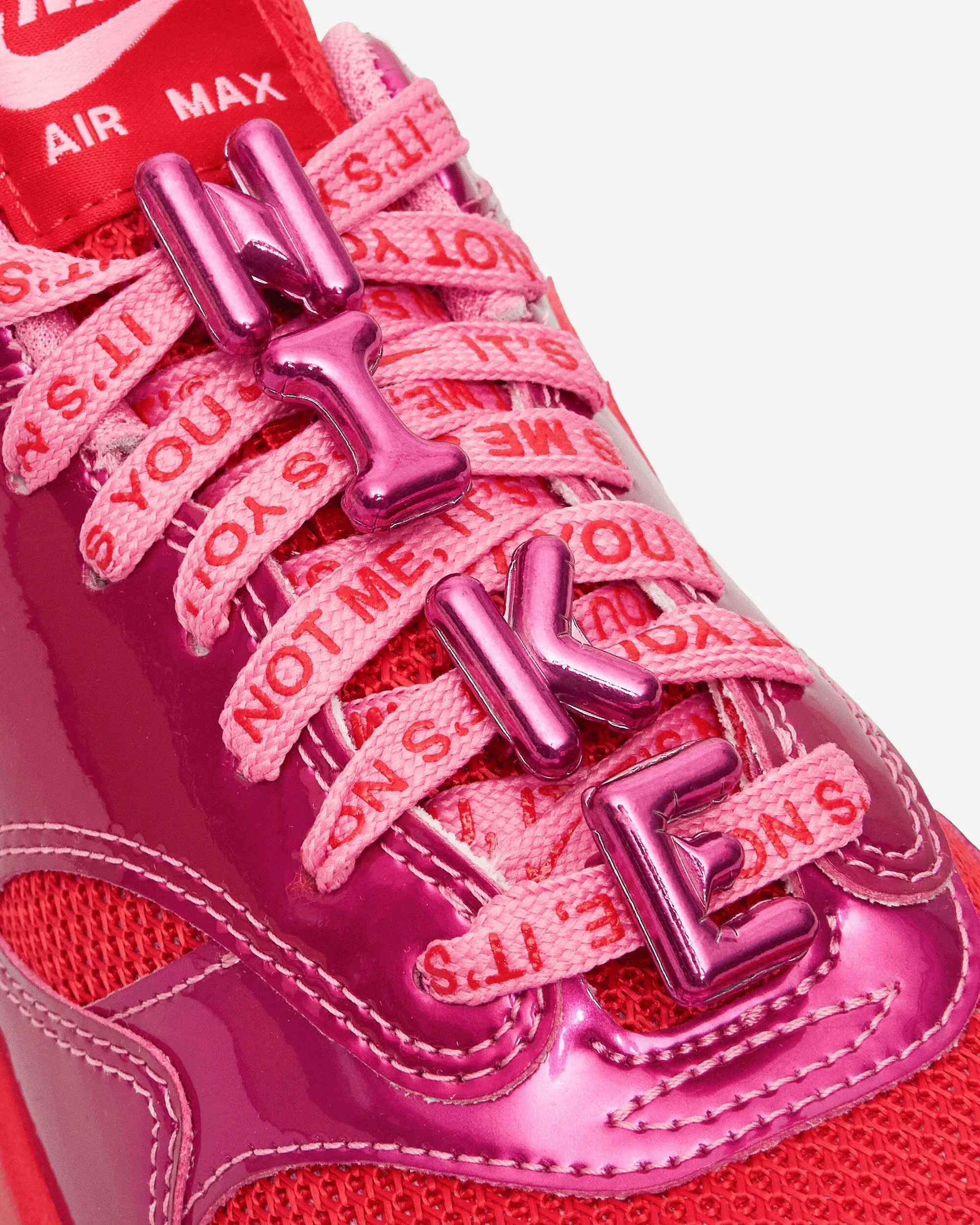 Air Max 1 Premium Sneakers Spielerisches Rosa / University Rot