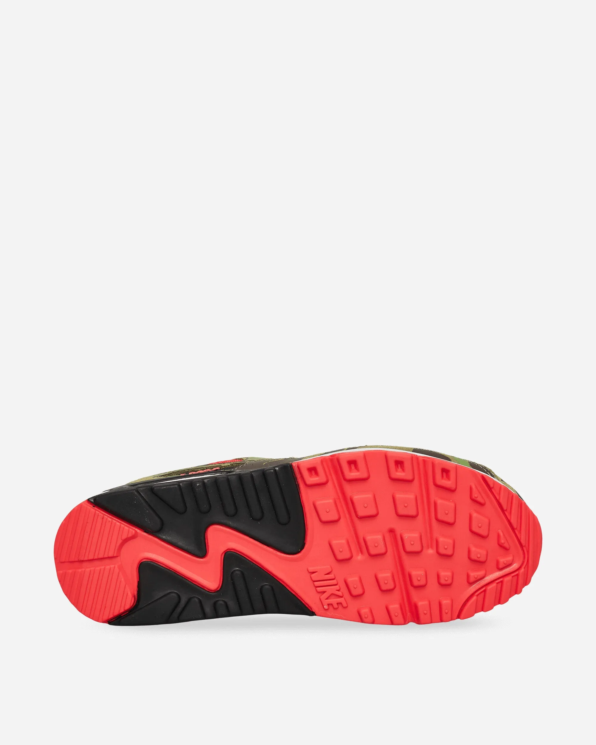 Air Max 90 Sneakers Dunkles Salbeigrün / Solarrot