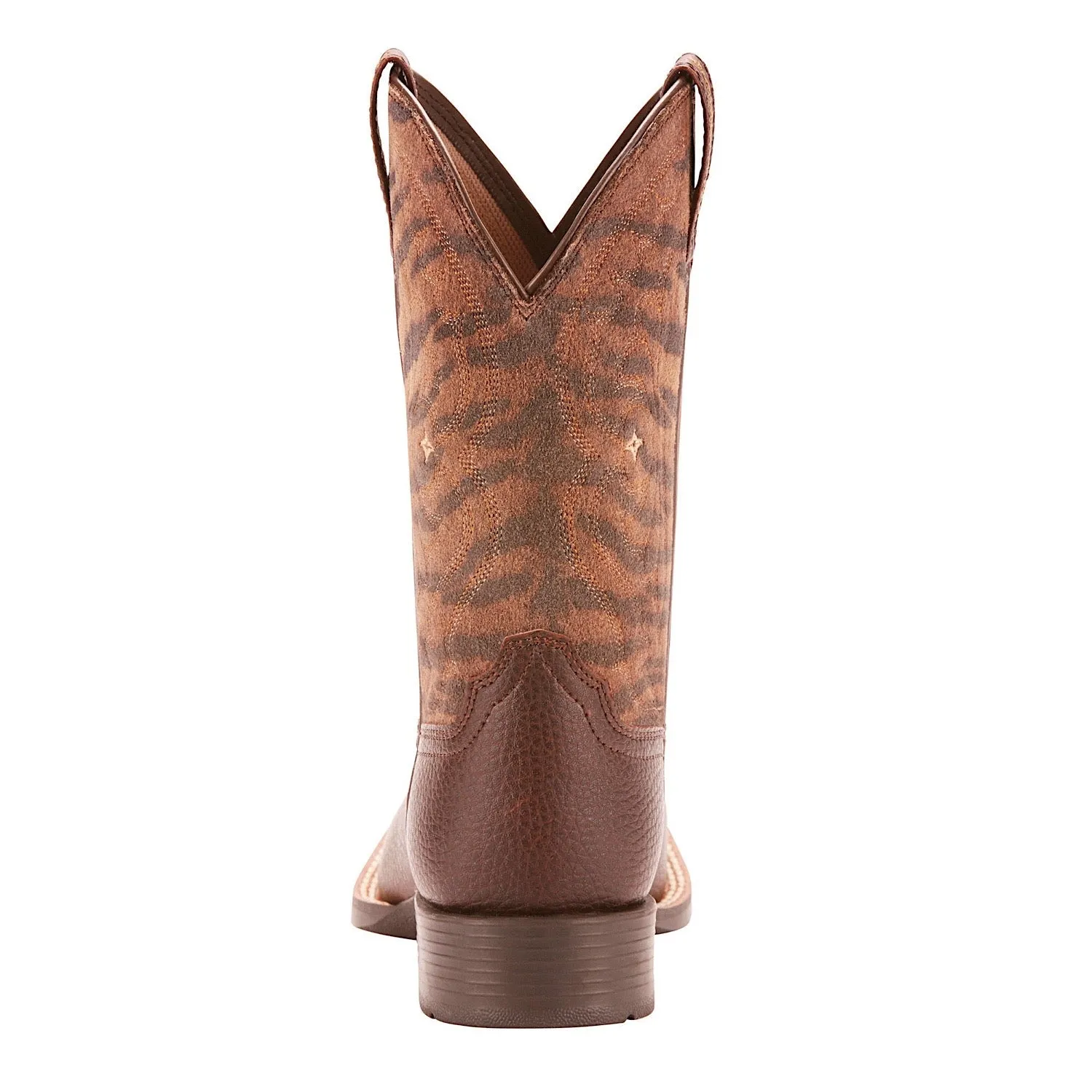 Ariat Kids Quickdraw Western-Stiefel Geprägte Kiefernzapfen/Vintage Ariat Schuhe