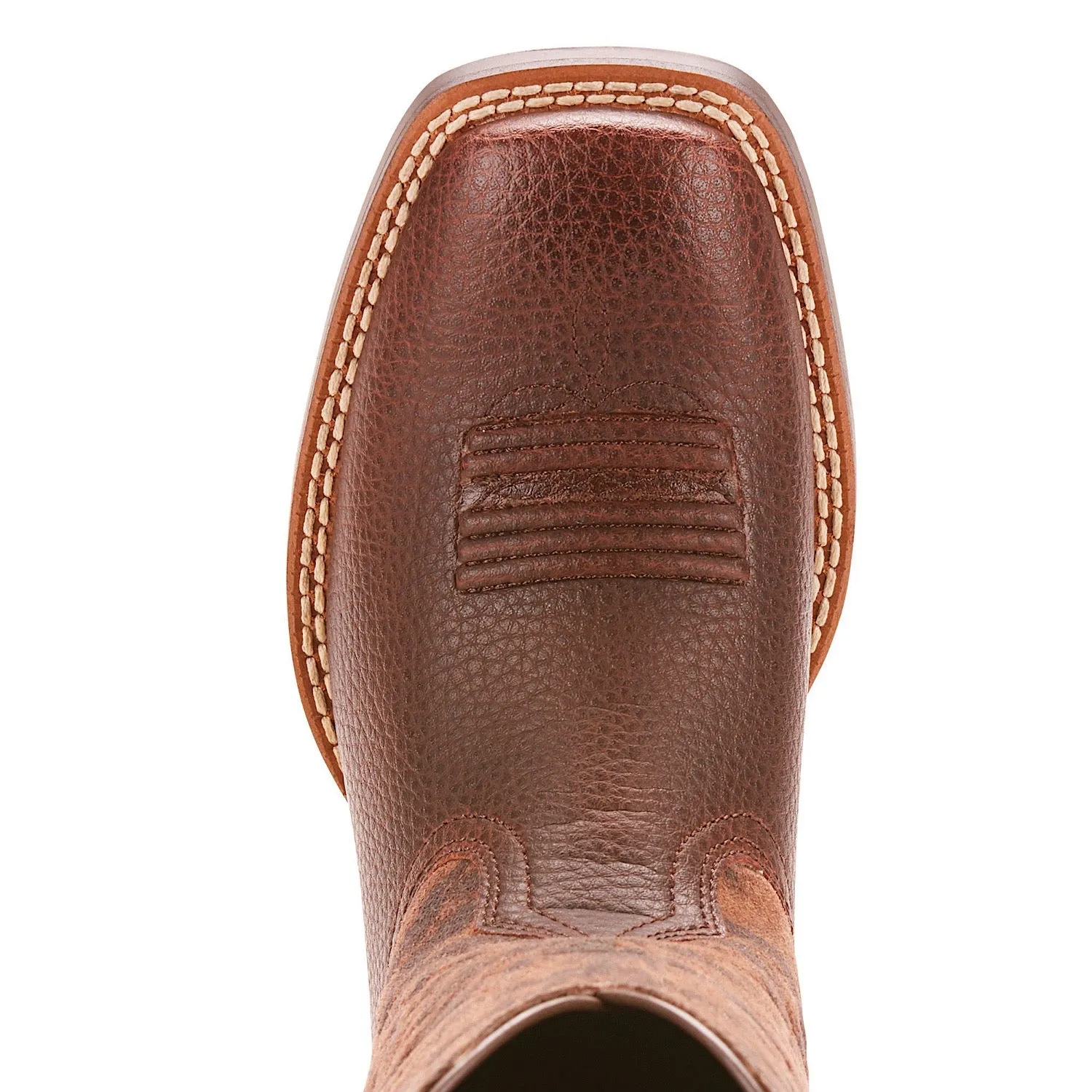 Ariat Kids Quickdraw Western-Stiefel Geprägte Kiefernzapfen/Vintage Ariat Schuhe