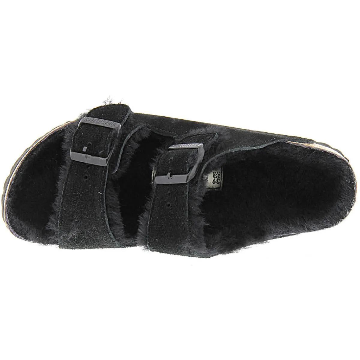 Arizona Pelz Damen Wildleder Shearling gefütterte Slide Sandalen