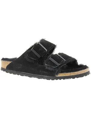 Arizona Pelz Damen Wildleder Shearling gefütterte Slide Sandalen