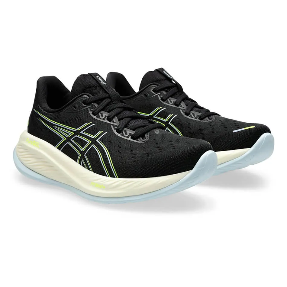 ASICS GEL-CUMULUS 26 Herren-Laufschuhe in Schwarz/Sicherheitsgelb AW24