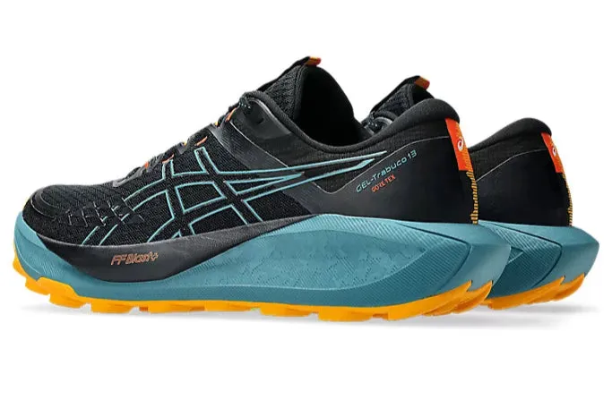Asics Gel Trabuco 13 GTX (D-Weite) - Schwarz/Atlantisblau (Herren) Asics Schuhe