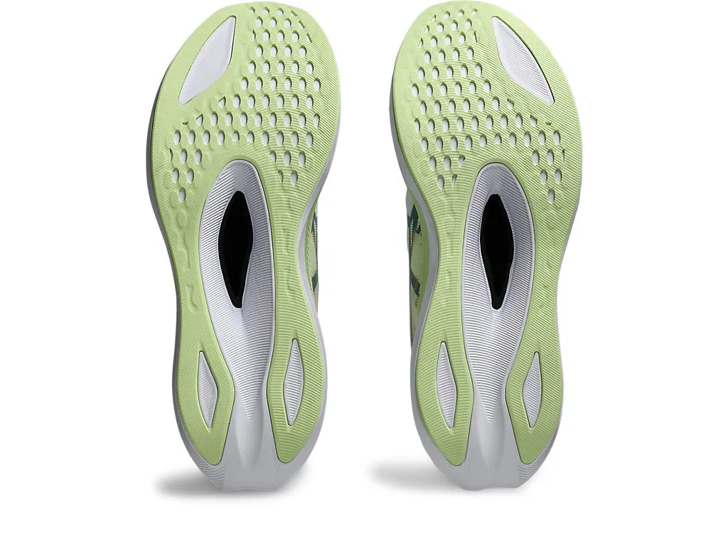 Asics Magic Speed 4 (B Weite) - Weiß/Keramikgrün (Damen) Asics Schuhe
