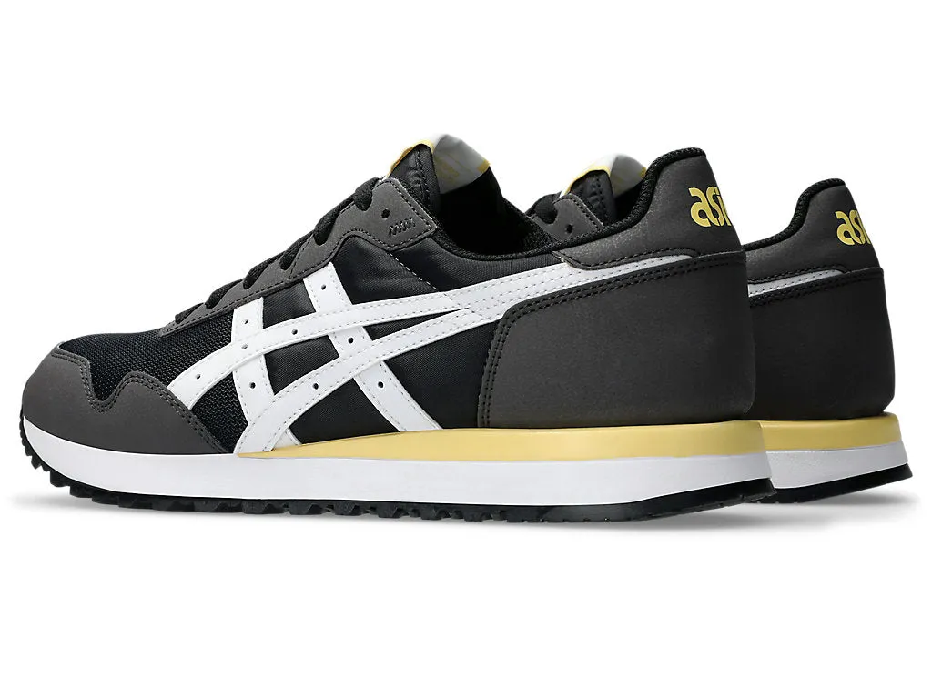 ASICS HERREN TIGER RUNNER II SCHWARZ/WEIß LAUFSCHUHE
