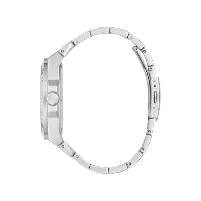 Big Reveal Herrentrend Uhr aus silberfarbenem Edelstahl GW0323G1