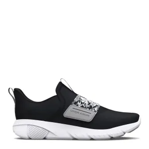 Jungen-Vorschul-Flash-Print-Sneakers in Schwarz/Mod Grau/Weiß von ecco