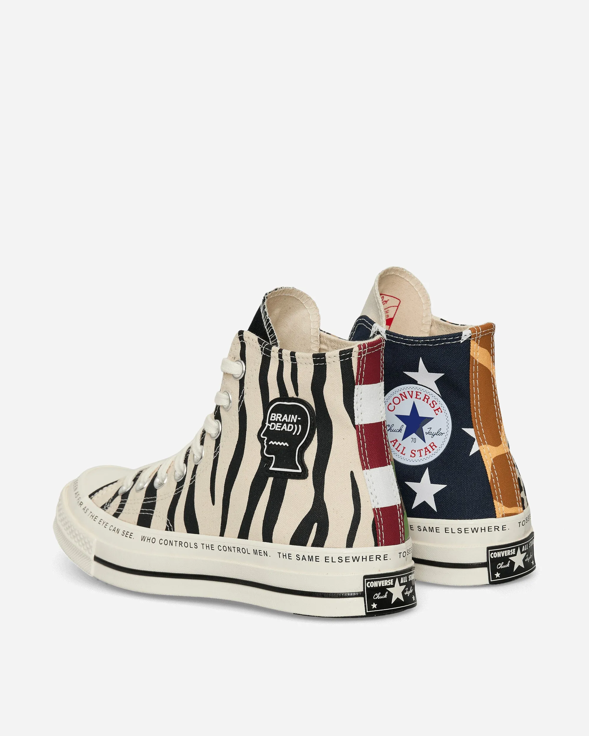 Brain Dead Chuck 70 Sneakers Silberreiher / Schwarz / Mehrfarbig