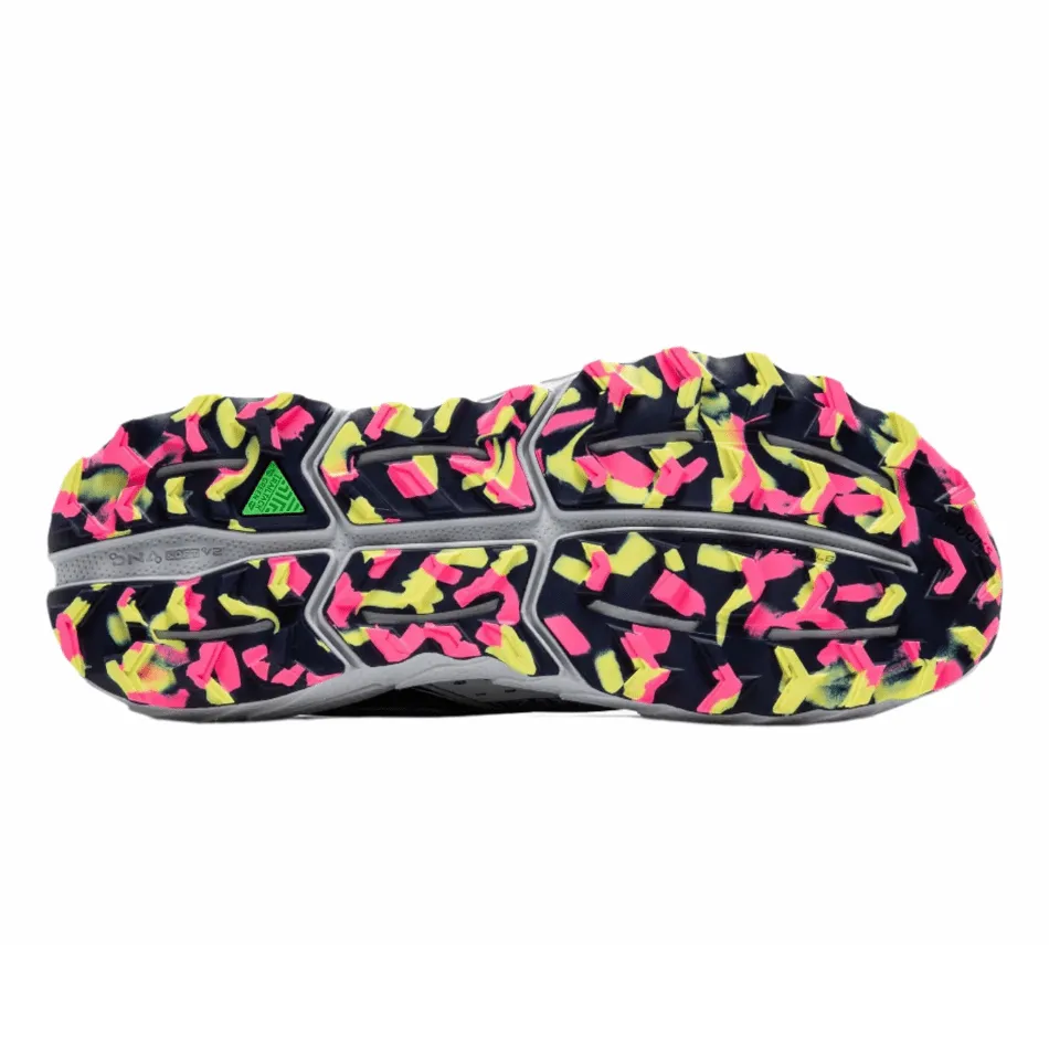 Brooks Cascadia 18 Damen-Trailrunning-Schuhe in Oceana/Pearl Blue/Rosa AW24