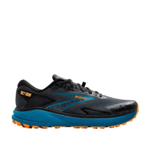 Brooks Divide 5 Herren Laufschuhe AW24 Ebony/Mosaikblau/Orange