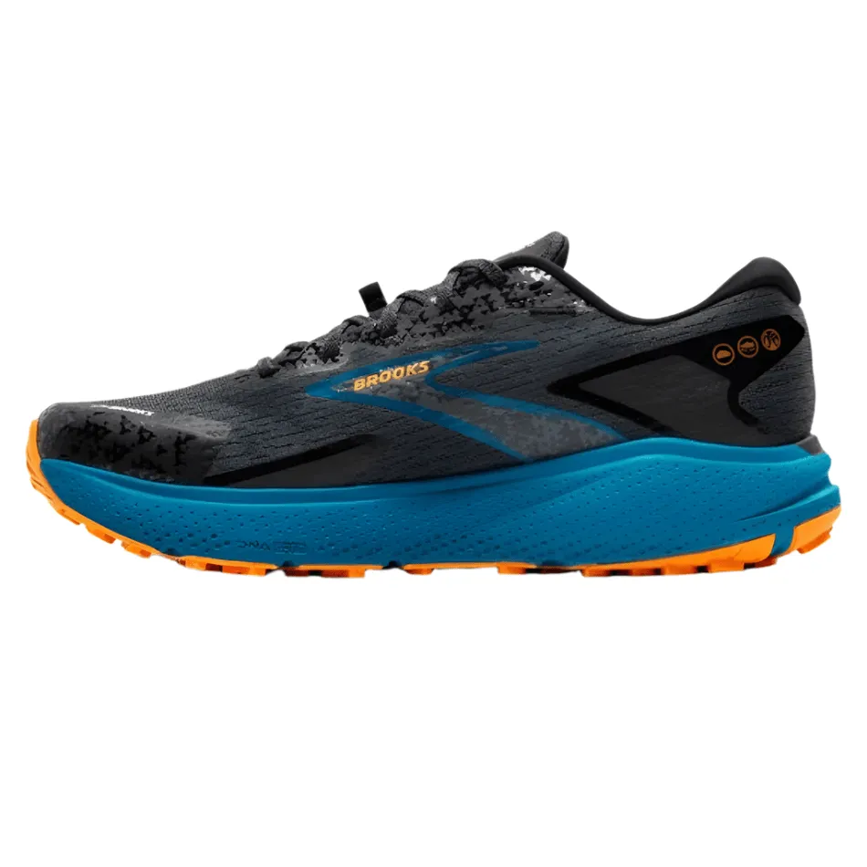Brooks Divide 5 Herren Laufschuhe AW24 Ebony/Mosaikblau/Orange