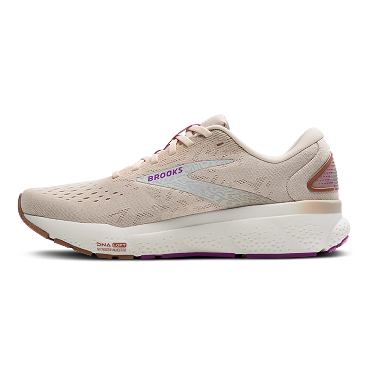Brooks Ghost 16 - Mandelpfirsich - Kokosnuss - Lila