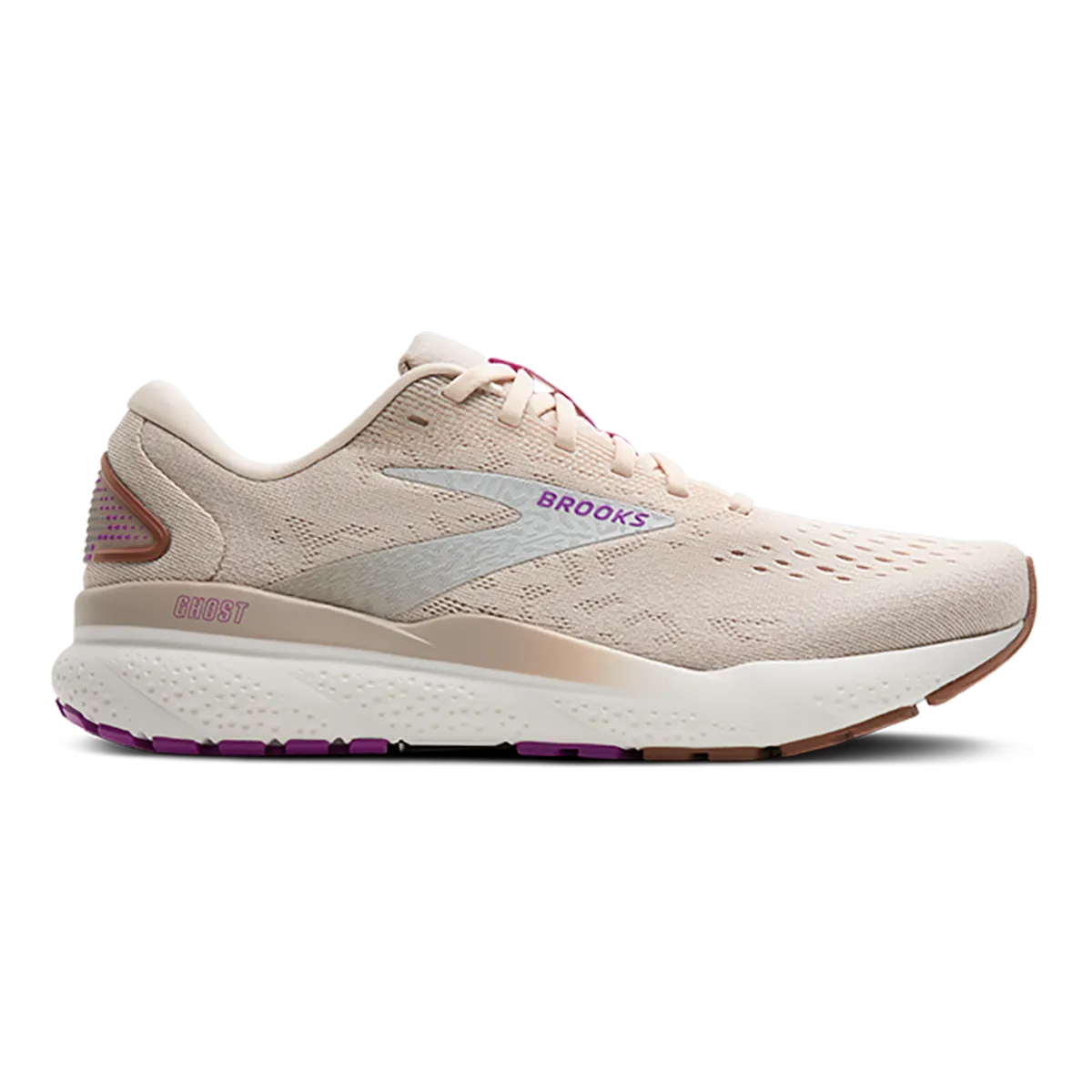 Brooks Ghost 16 - Mandelpfirsich - Kokosnuss - Lila