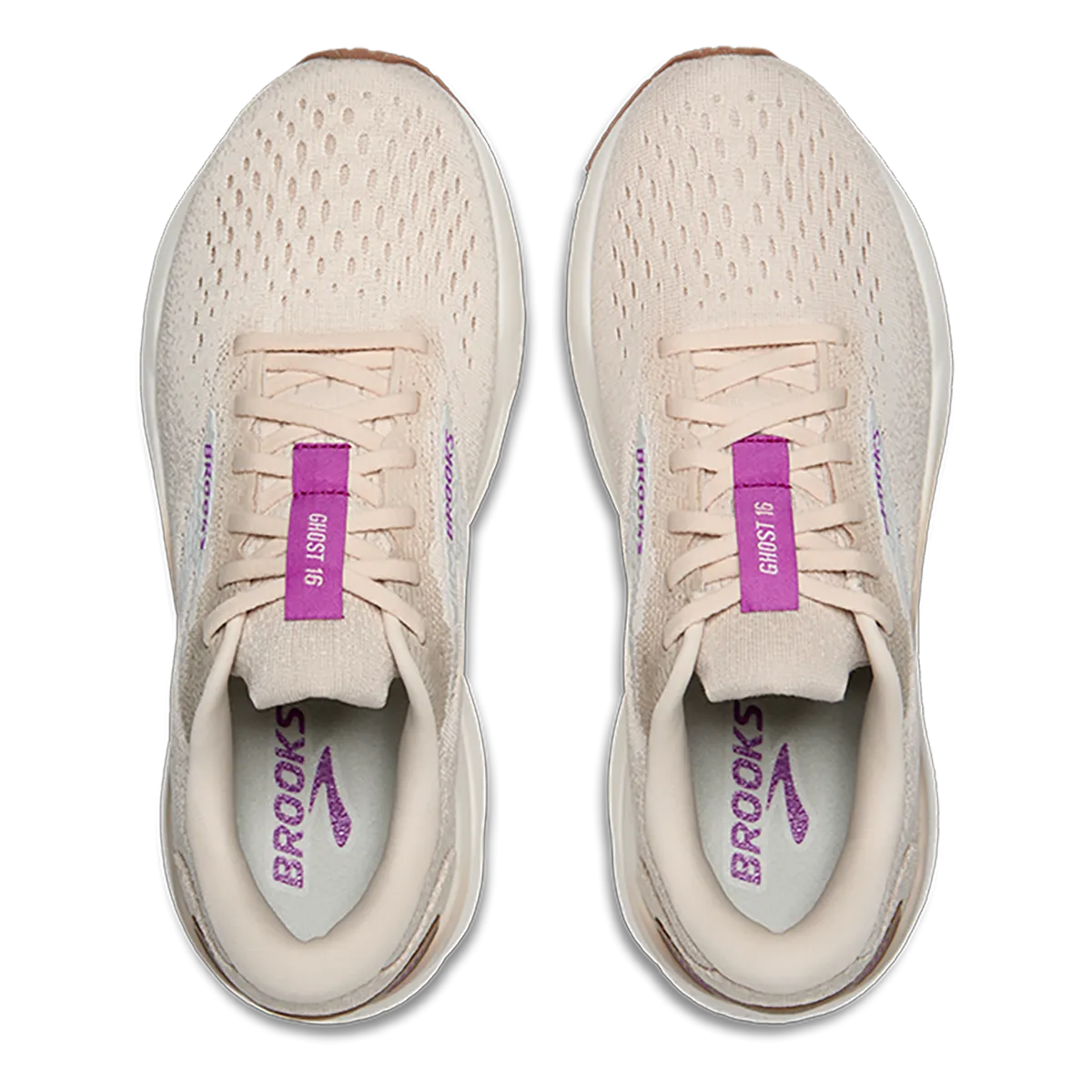 Brooks Ghost 16 - Mandelpfirsich - Kokosnuss - Lila