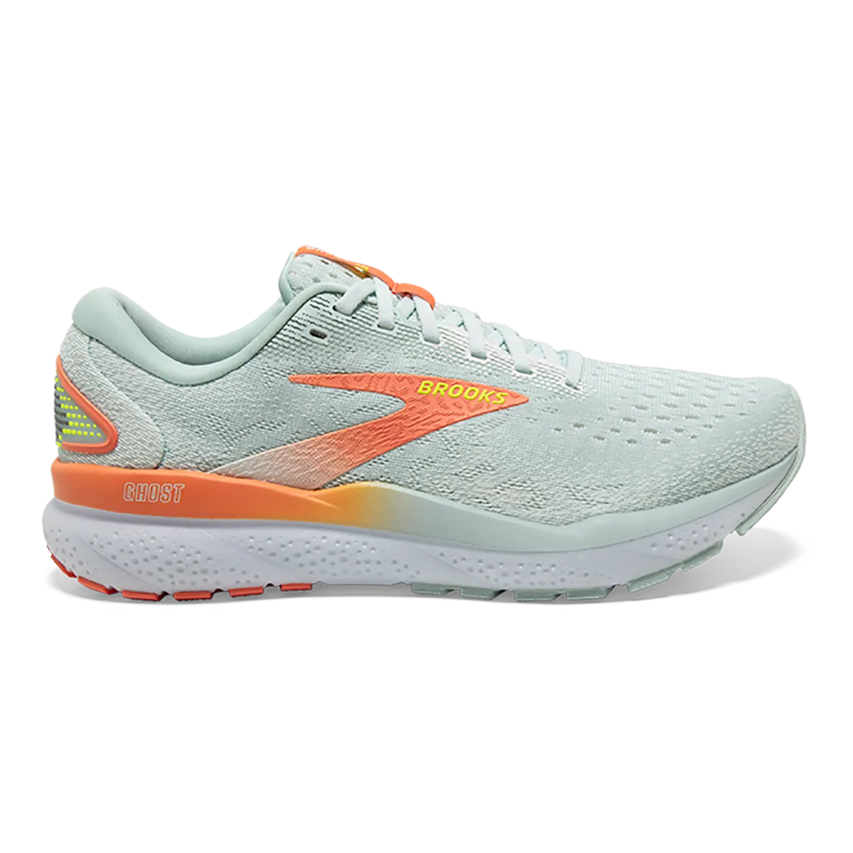 Brooks Ghost 16 - Oberlicht - Kokosnuss - Sonnenuntergang