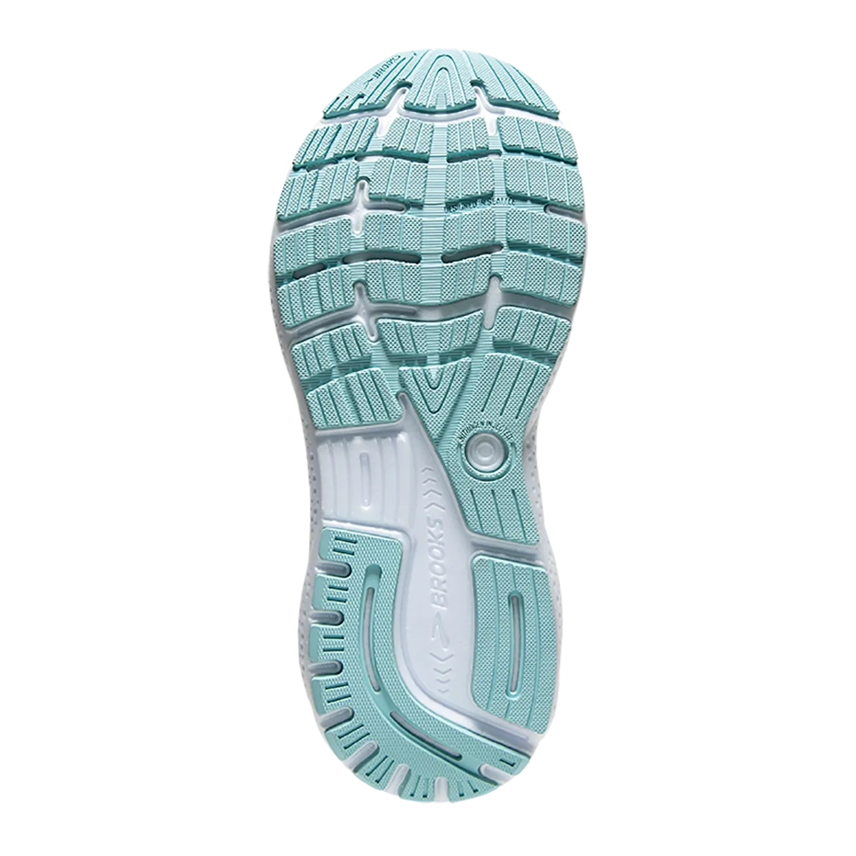 Brooks Ghost 16 - Weiß - Grau - Estate Blau