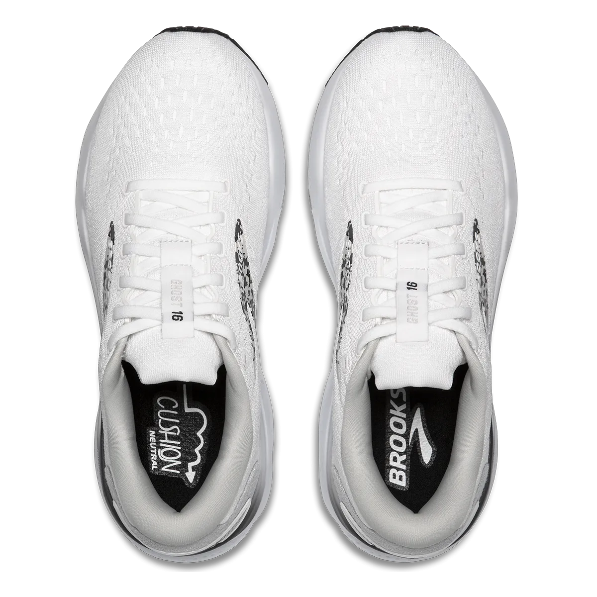Brooks Ghost 16 - Weiß - Auster - Lava