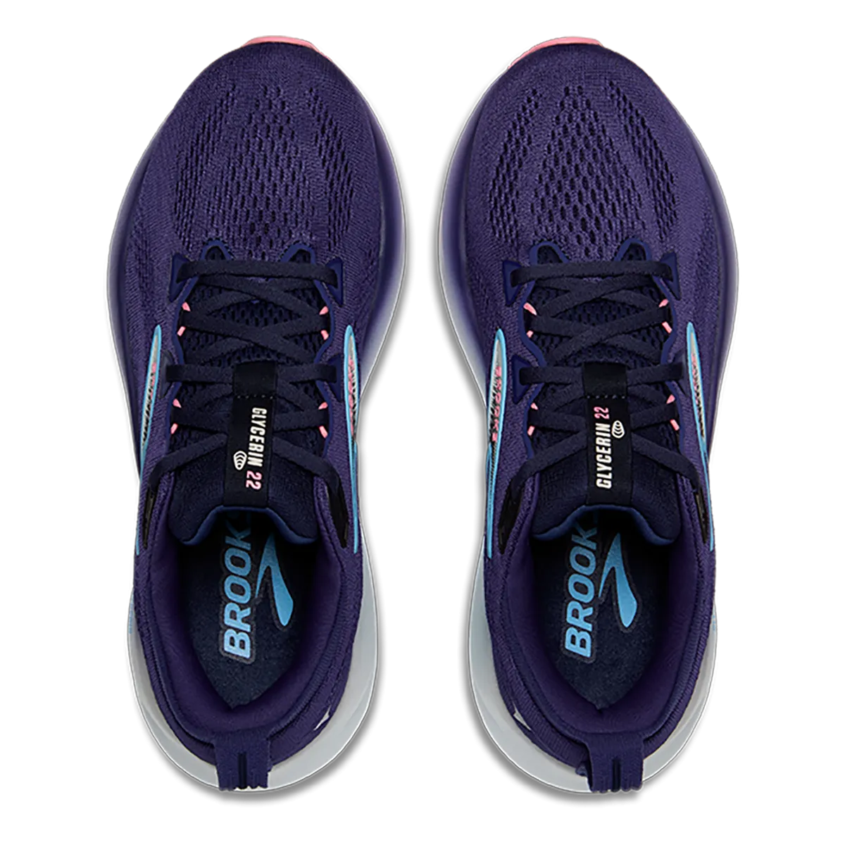 Brooks Glycerin 22 Blaues Band - Peacoat - Nelke