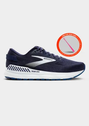 Brooks Herren Beast GTS 24 (4E Weite) mit kostenlosem rosa Schuhanzieher