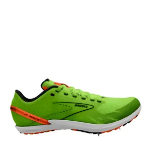 Brooks Unisex Draft XC Laufschuhe Grün Gecko/Rot Orange/Weiß AW24