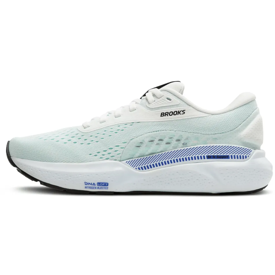Brooks Damen Adrenaline GTS 24 Laufschuhe in Weiß/Limpet Shell/Amparo SS25