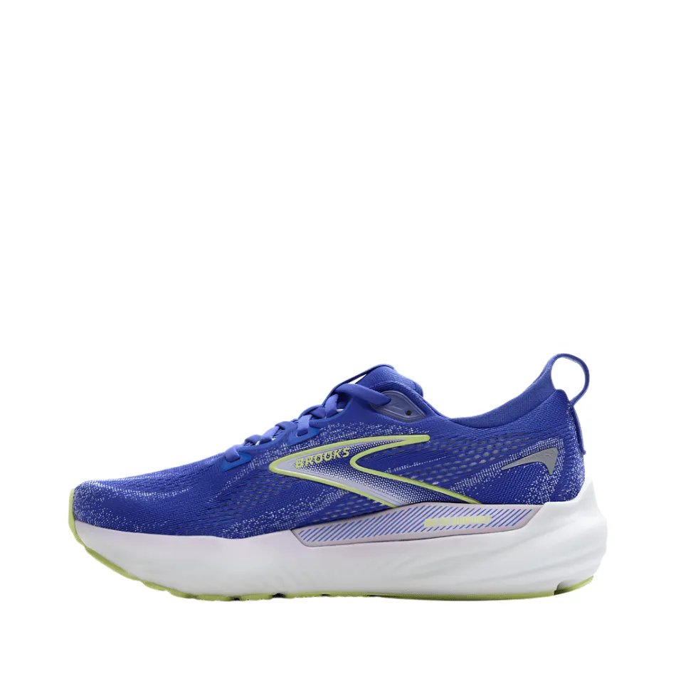 Brooks Damen Glycerin GTS 22 Laufschuhe in Amparo Blau/Hyper Iris/Gelb SS25